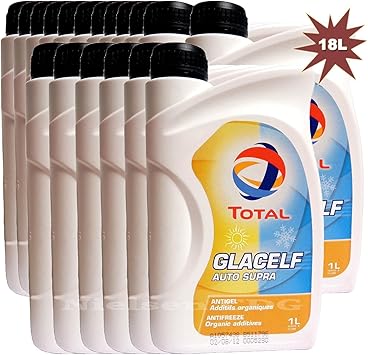 Total Glacelf Auto Supra Konzentriertes Frostschutzmittel Kuhlmittel 18 X 1 18 Liter Amazon De Auto