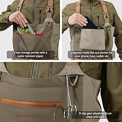 BASSDASH Men’s IMMERSE Tan Waders Waterproof