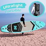 Marcello Inflatable Paddle Board 10'6 x 33 x 6 with Pump Leash Case Backpack view 4