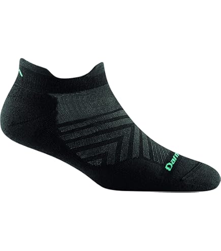 Darn Tough Prism Micro Crew Chaussettes De Course Légères Pour Femme (Style 1115), Noir, Grand
