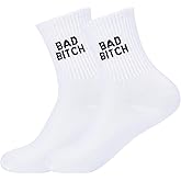 BVIELOY Show off Funny Colorful Novelty Socks ，Gag Christmas Gifts for Men and Women New Year