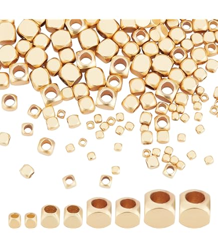 500 Pack Small Square Plastic Beads - 3mm Jewelry Making Beads Mixed Colors With 1.4mm Hole