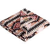 Wrangler - Blanket, Super Soft Plush Bedding, Yellowstone Inspired Throw Blanket for Couch or Bed (Plains Creek Pink, 50" x 70")