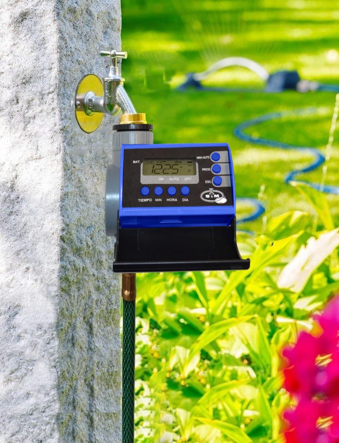 S&M 590047 Programador Digital de Grifo para Riego Automático ...