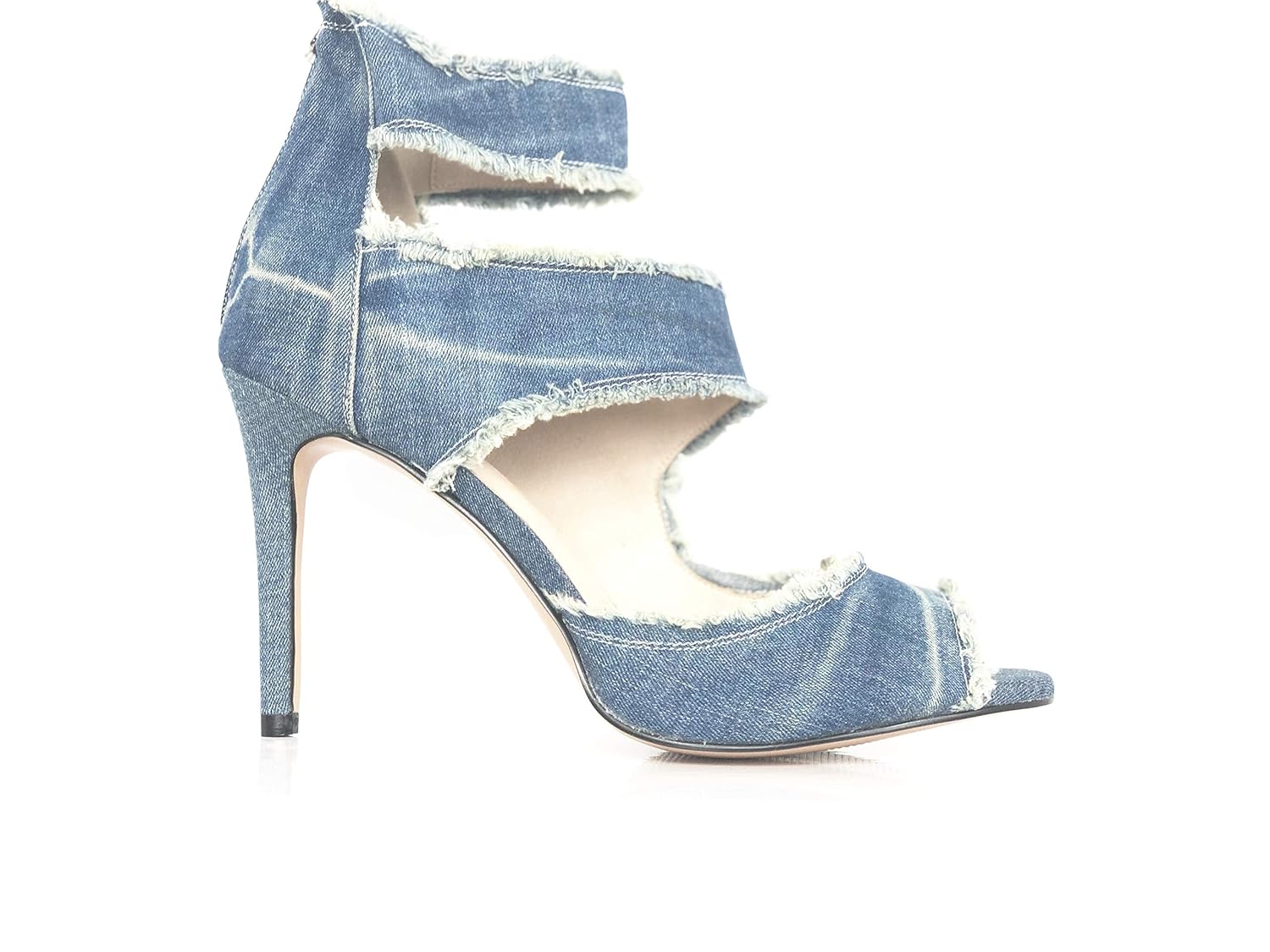 blue jean pumps