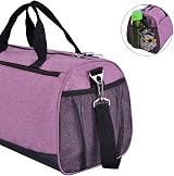 KASIBON Gym Bag with Shoes Compartment Purple Sports Duffle Bag view 5