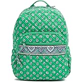 Cotton Campus Backpack, Garden Green Leaf, One Size