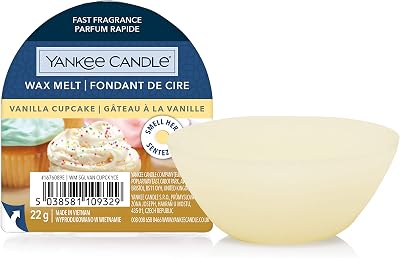 Yankee Candle Wax Melts Vanilla Cupcake 1 Count Up to 8 Hours Fragrance