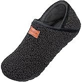 OBBYCO Women's Men's Fuzzy Fur Slippers Casual House Shoes Non Slip Barefoot Slipper Socks Warm Closed Back Indoor Outdoor Shoes
