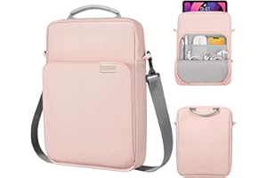 MoKo 9-11 Inch Tablet Sleeve Bag Handle Carrying Case with Shoulder Strap Fits iPad Pro 11 inch, iPad 10th 10.9,iPad 9/8/7th 
