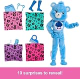 Barbie Cutie Reveal Care Bears Dolls Grumpy Bear Plush Set 10 Surprises JCN96 view 3