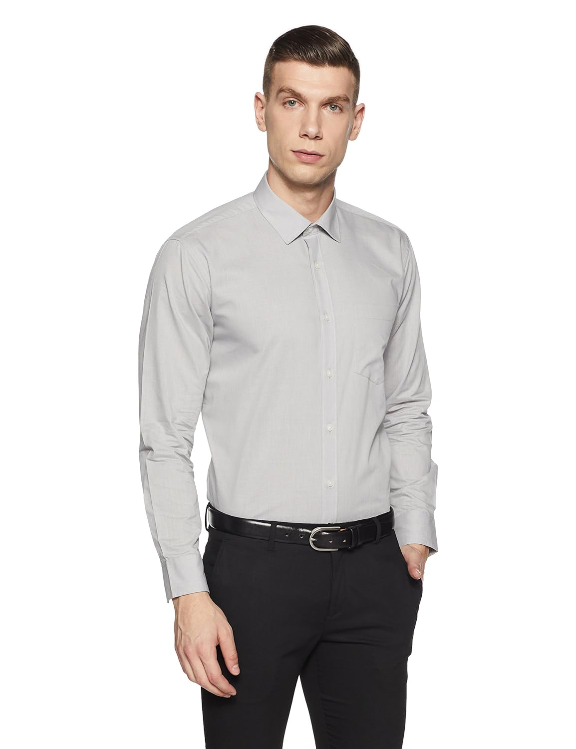 symbol amazon brand men's formal fil a fil regular fit shirt