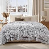 Luciphia Large Waterproof Dog Blanket for Pet Washable Liquid Proof Bed Intimacy Protection Shaggy Plush Calming Long Faux Fur Couch Cover Calming Cat Throw Blankets, Mist Grey, 60" x 80"