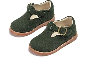 THEE BRON Vintage Cutout Whispering Petal Filigree T-Strap Mary Jane Oxfords for Little Girls
