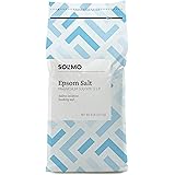 Amazon Brand - Solimo Epsom Salt Soak, Magnesium Sulfate USP, 8 Pound