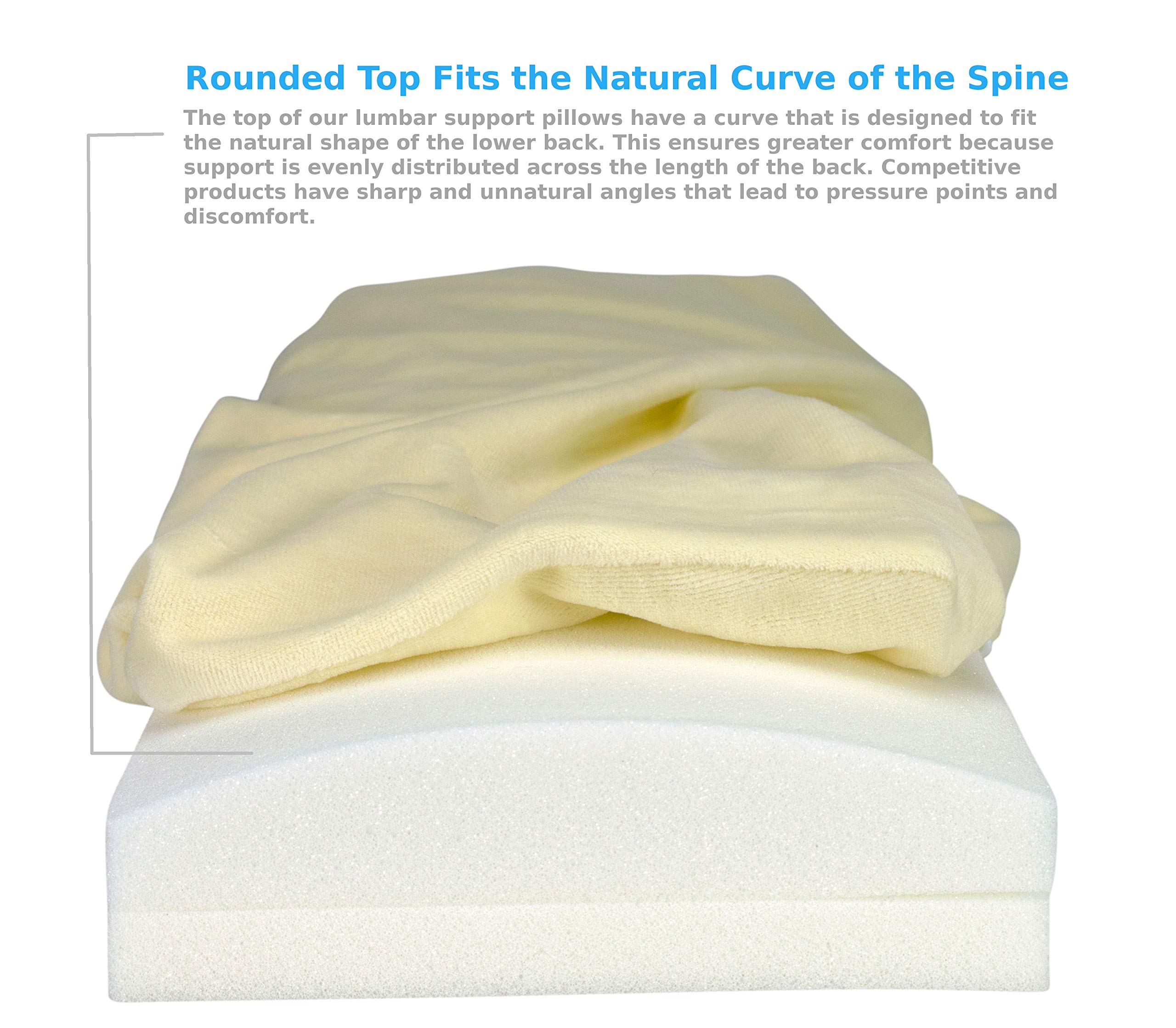 Bed Pillows Support The Lower In Bed Trucontour Super Lumbar