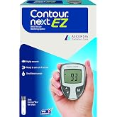 Ascensia CONTOUR NEXT EZ Blood Glucose Monitoring System | Includes Test Strips, Accurate Blood Sugar Monitor, Easy-to-Use Glucose Meter, Portable, Reliable Diabetes Testing Kit