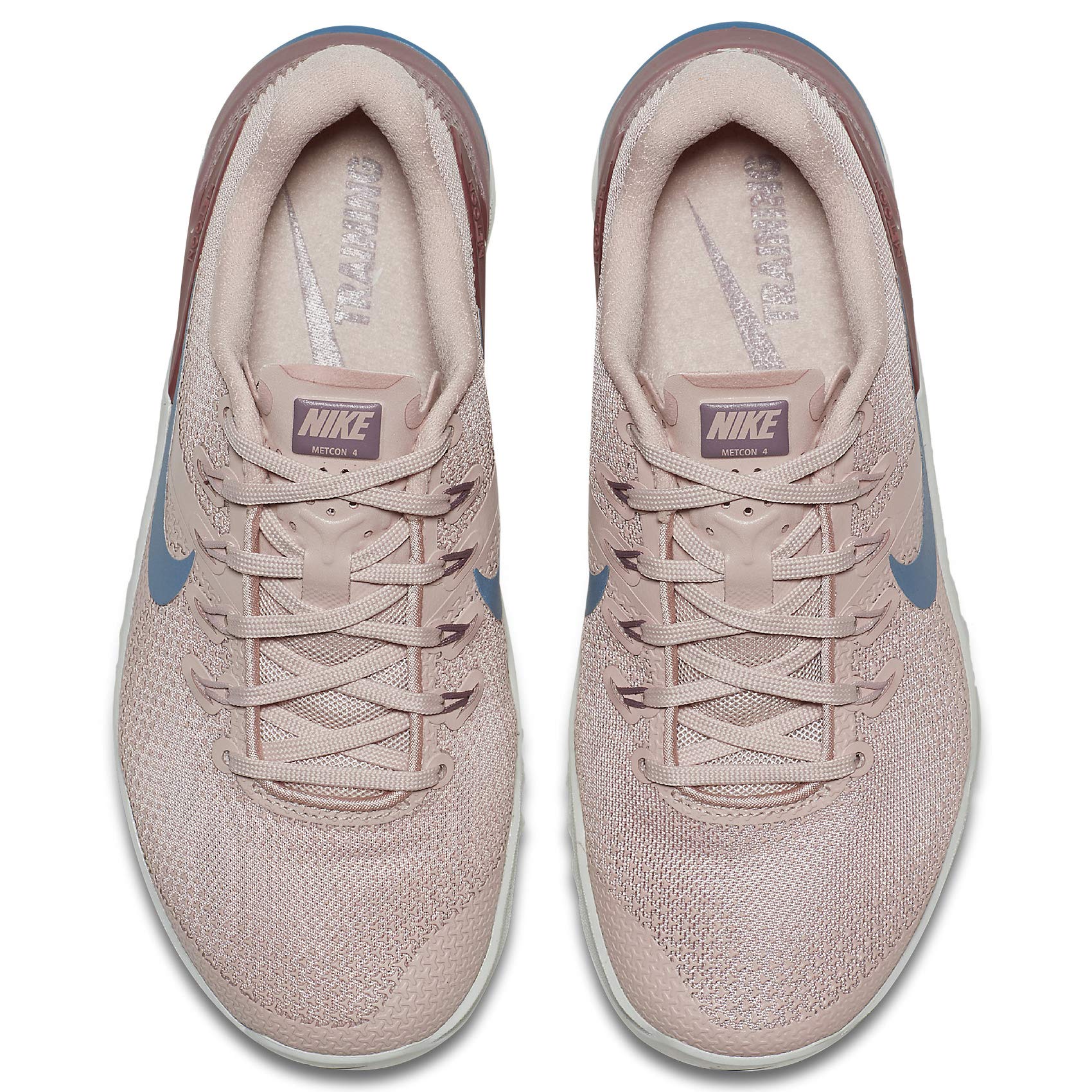 Nike Women's Metcon 4 Particle Beige/Celestial Teal Ankle-High Cross Trainer Shoe - Image 4