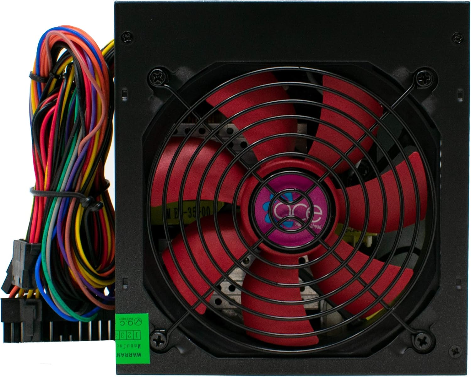 Switching Power Supply PSU 500W ATX with 12cm Silent Black Fan/for PC Computer/iCHOOSE - Image 3