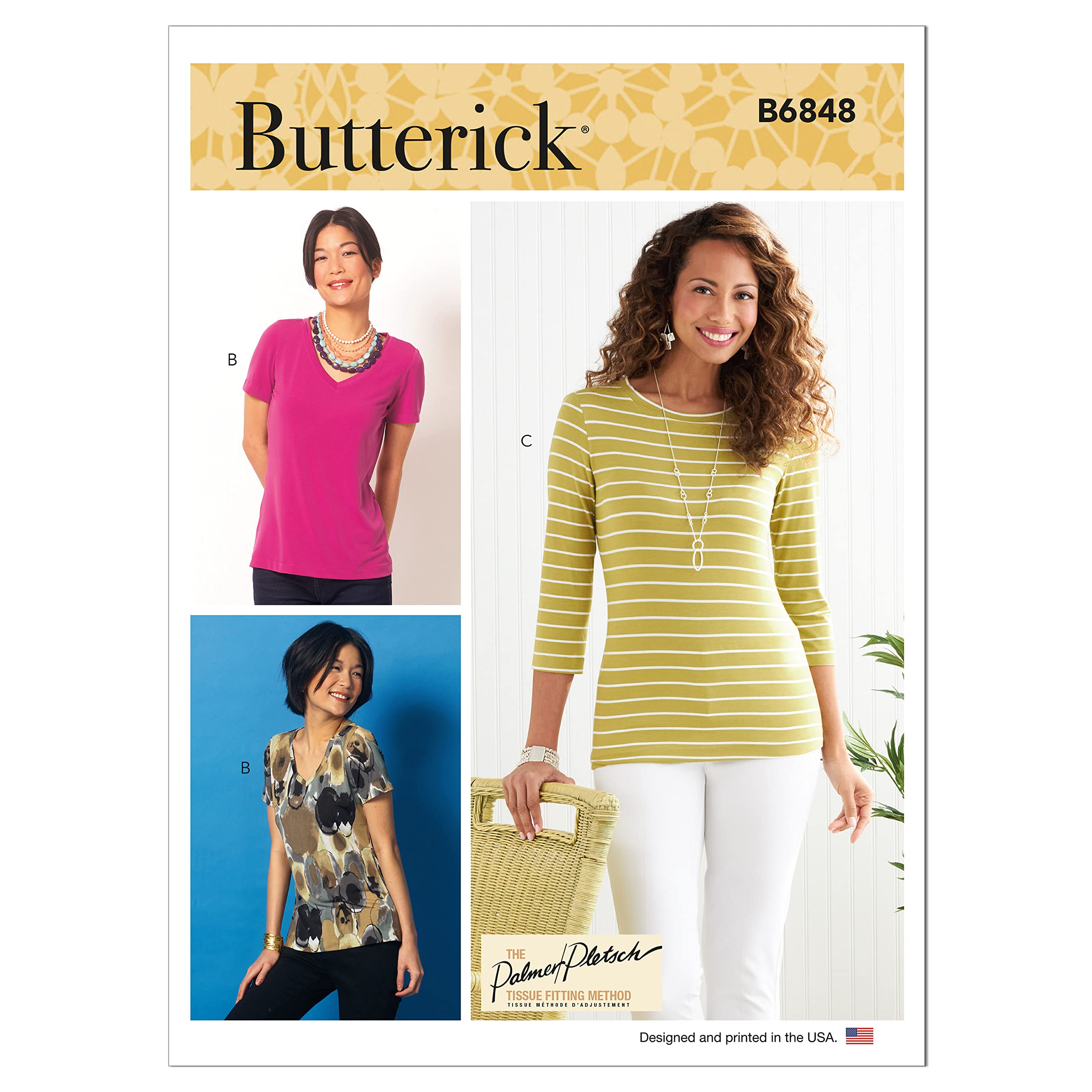 Butterick B6848F5 Misses TOP/Vest F5 (16-18-20-22-24)