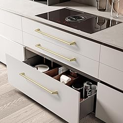 Asidrama 6 Pack 10 Inch(256mm) Brushed Gold Cabinet