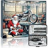 MH MYLUNE HOME Tool Advent Calendar for Adult Men-24 Days Christmas Countdown Gift Set with Premium Sockets,Hex Keys&DIY Accessories-2025 Xmas Unique Holiday Gift for Mechanics,Automotive Enthusiasts