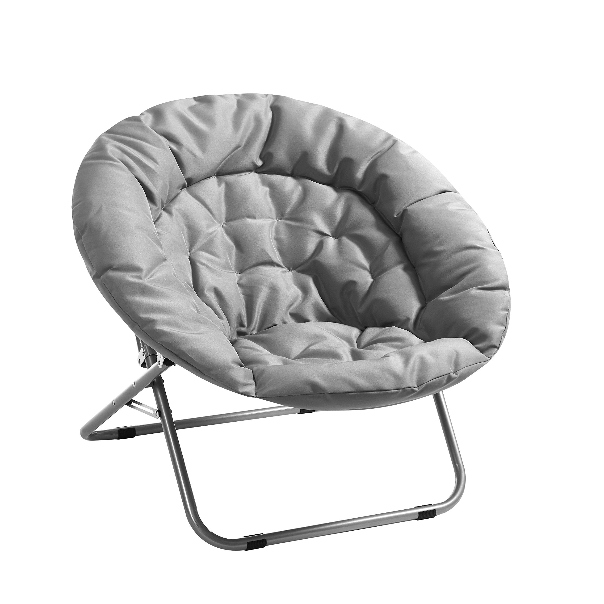 Photo 1 of Urban Lifestyle Canvas Oversized Polycanvas Saucer Chair, Grey