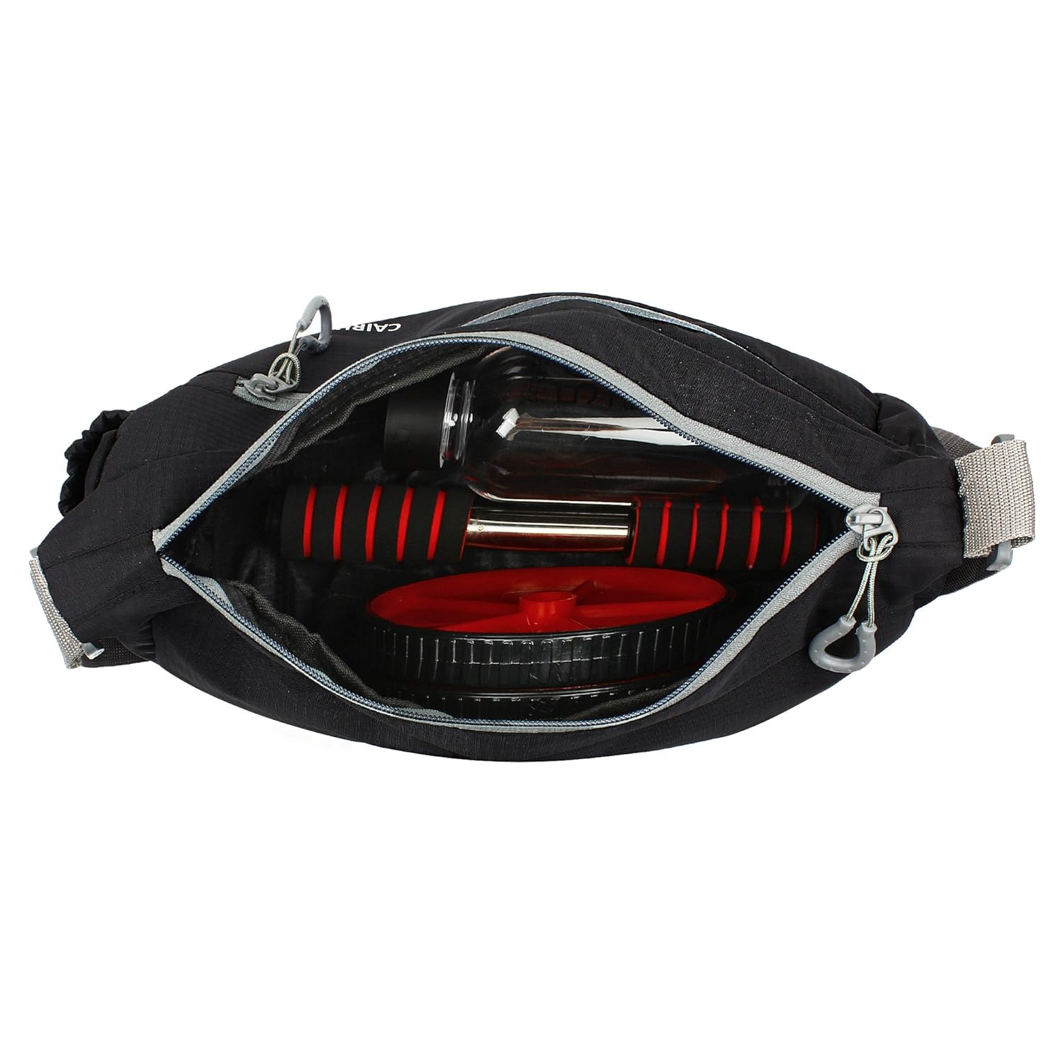 trends light weight unisex sling bag - black (black)