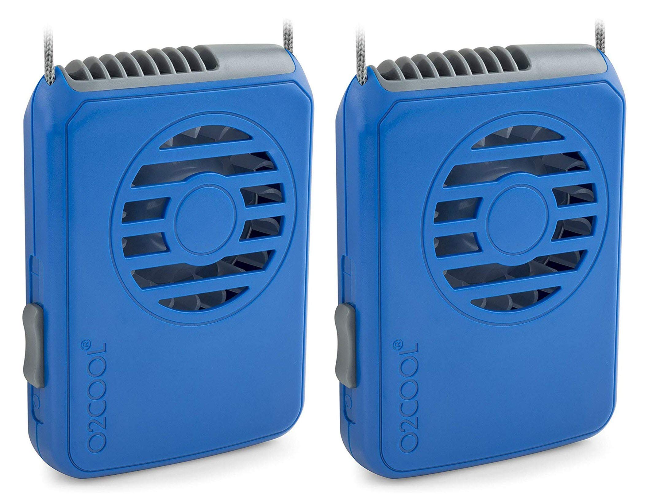 O2COOL Fan, Blue, 2 Units