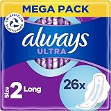 Always Ultra Long with Wings Size 2 Pads Mega Pack 104 Count 26x4