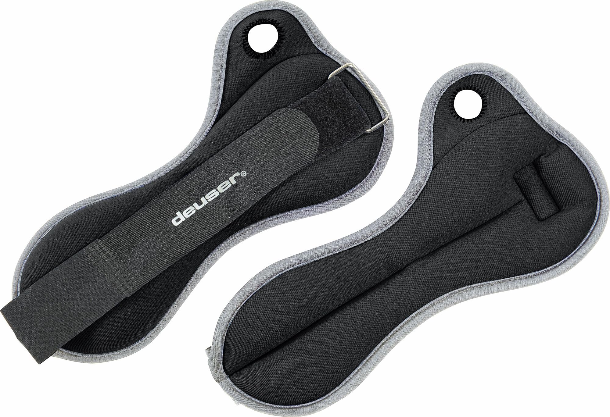 Deuser 122005 Adult Wrist Weight Cuffs, Black, One Size