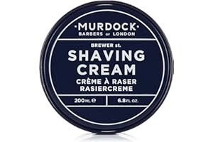 Murdock London Shaving Cream | Rich Luxurious Texture Softens and Soothes | Made in England | 6.8 oz