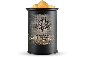 NAWAZA Metal Wax Melt Warmer Electric Wax Warmer Wax Melter and Candle Warmer for Scented Wax and Wax Burner - Scented Candle and Wax Fragrance Melter as Gifts for Mom Grandma Women