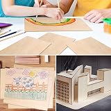CIOKIT Balsa Wood Sheets 10Pcs 300x200mm Unfinished Thin Basswood for DIY view 4