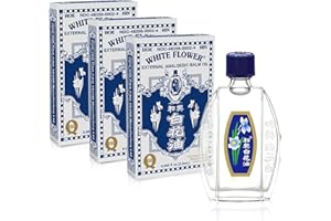 White Flower White Flower External Analgesic Balm Oil 2.5Ml/ 0.085Fl Oz (Us Version) (Pack of 3)