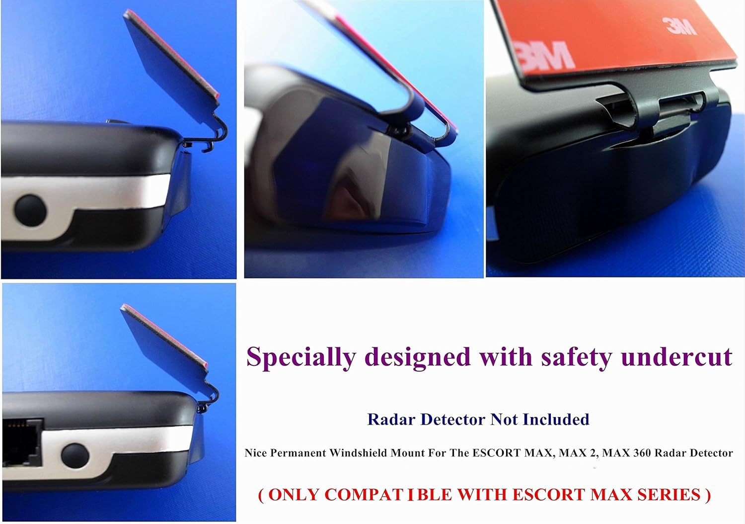 New Ex3m Escort Permanent Windshield Mount For Escort Max Bel Gt 7 Radar Detector Electronics Kolenik Car Electronics
