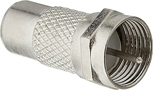 Atari 2600 RF TV Coaxial F Plug Female Adapter - Not Machine Specific