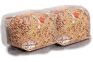 FRESH CULTIVATORS Premium Grain Spawn | 3 lbs Each Bag, 2 Bags Per Box | Organic Sterilized Mushroom Spawn for Massive Yields in Monotubs and Blocks | Injection Port, 0.2 Micron Filter, 10mm Seal