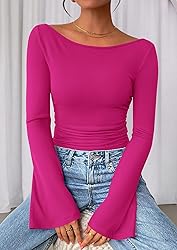 PRETTYGARDEN Women's Long Sleeve Shirts 2025 Fall