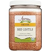 Aurora Products Organic Red Lentils, 56 OZ