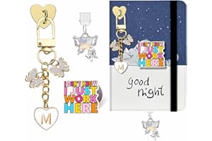 ANKUAITIAN Charm Set for Kindle, Type-C Dust Plug with Butterfly Charm, Heart Grip Holder, Initial Keychain, Compatible with Paperwhite 11th/12th Gen (White, M)