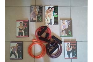 BEACHBODY Slim in 6 Workout: Start It Up! Ramp It Up! Burn It Up!, Slim & Limber, Slim and 6 pack. Plus 4 additional DVDs: Tear it up! Keep it up! Mix it up! Shape it up! Bonus: 6 Day Express Diet book, Slim in 6 Simple Steps to success Booklet, 3 Resistance Bands, Workout Calendar and Measuring tape