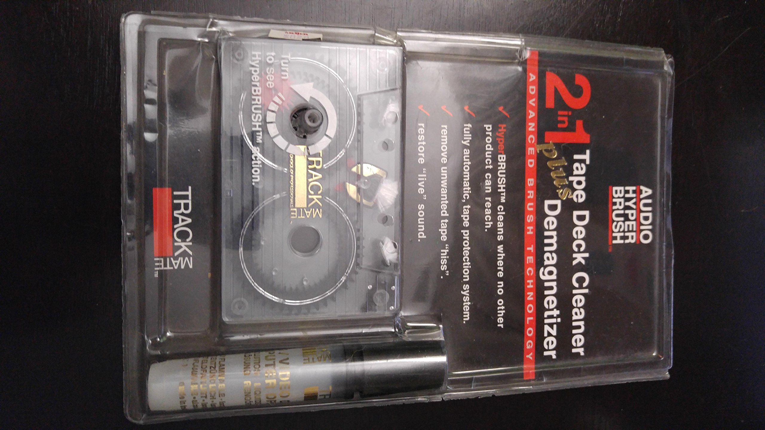 TRACK MATE AUDIO CLEANER TM153 HyperBRUSH Audio Cleaning Cassette