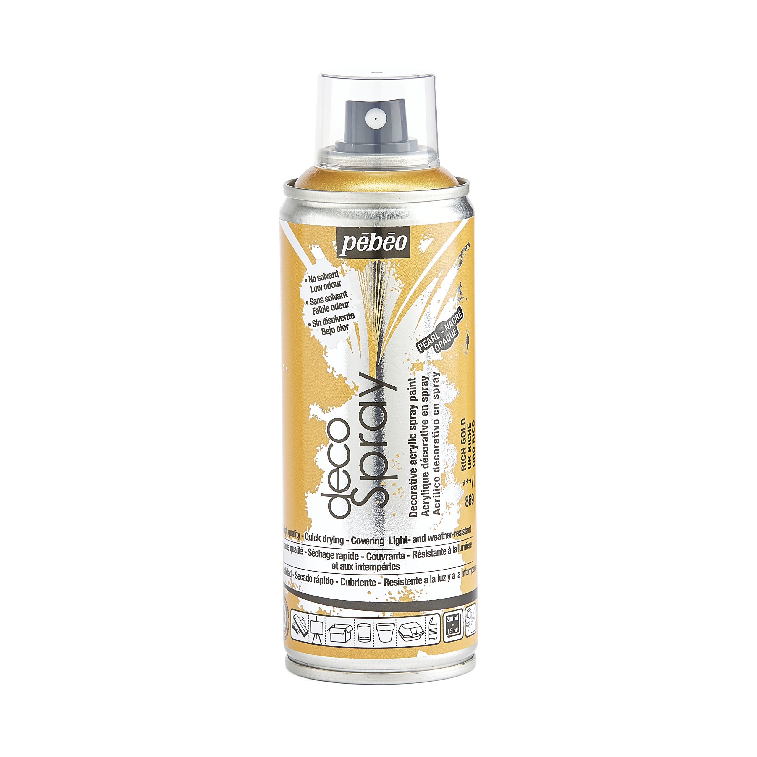 PEBEO 200ml Decospray, Rich Gold
