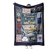 Nurse Gifts for Women Nurse Blanket Super Soft Fleece Throw Blankets RN Gifts for Women Nurses Week Gifts Thank You Present for LPN Thanksgiving Christmas 50x60 (Blue)