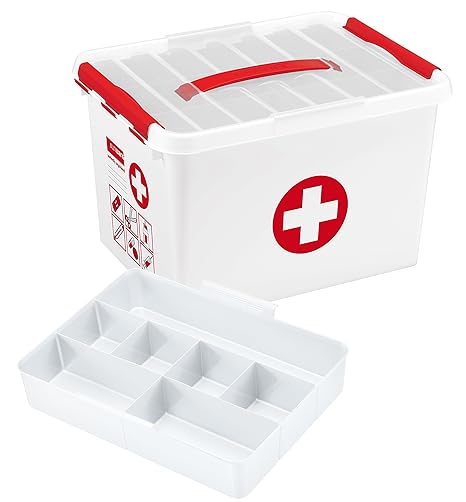 Sunware Erste Hilfe-Aufbewahrungskasten, Größe XL, 22 l