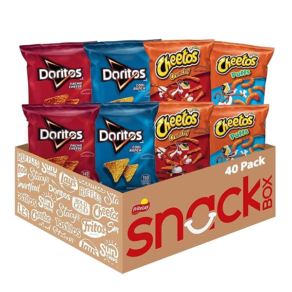 FRITO-LAY DORITOS & CHEETOS MIX (40 COUNT) VARIETY PACK