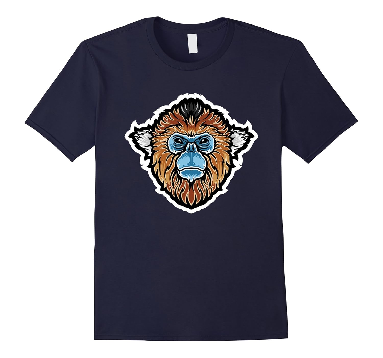 Golden Snub-Nosed Monkey China Wildlife Animal T Shirt-ANZ