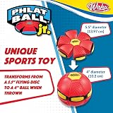 Goliath WAHU Phlat Ball Junior Red 15 cm Disc to Ball Toy Garden Beach view 4