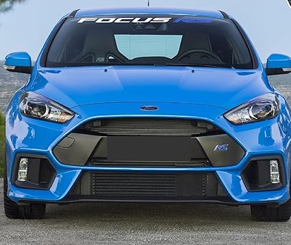 Amazon Com Focus Rs Windshield Decal White Blue Everything Else